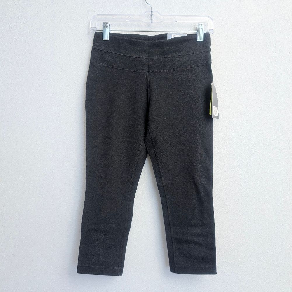 Tek Gear Basic Capri Size Small Charcoal Gray NWT… - image 2